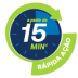 Ação a partir de 15min<sup>1</sup>