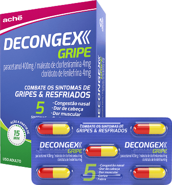 Decongex Gripe Capsulas